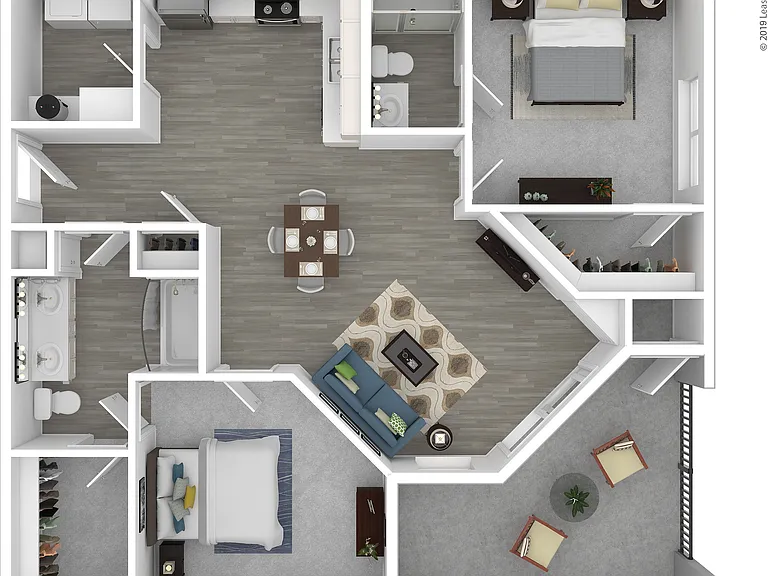 B1 3D Floor plan B1 3D Floor plan