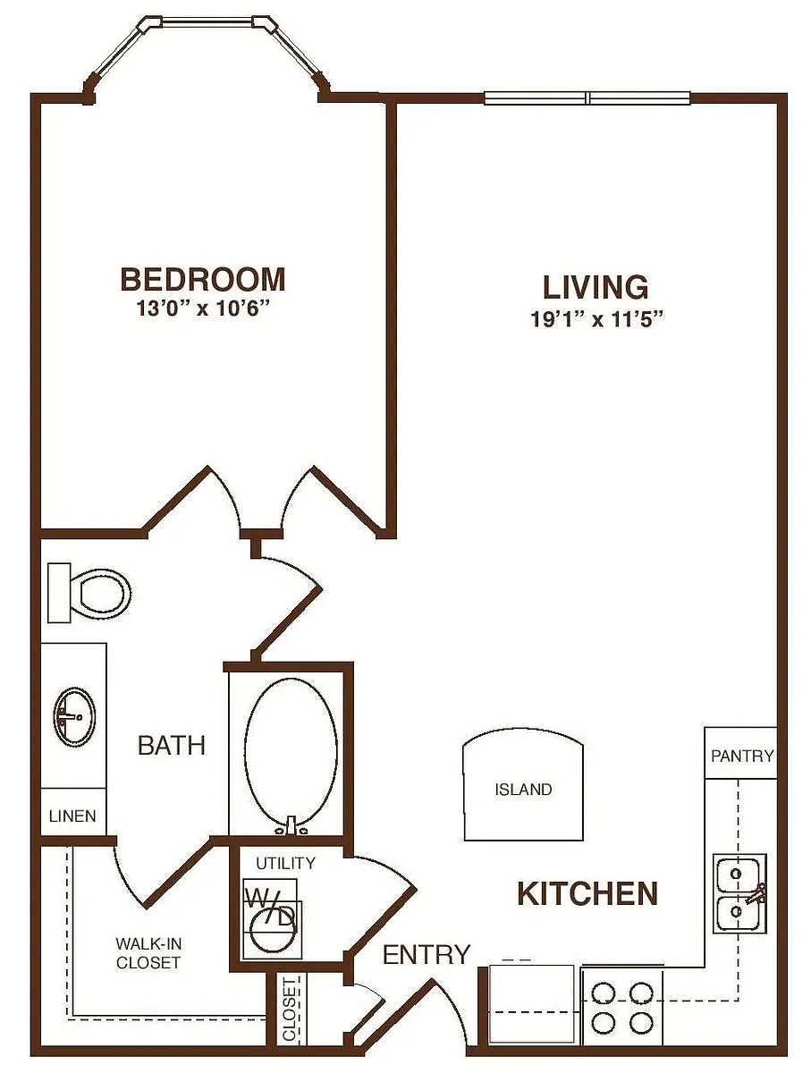 Floor plan The Bradbury
