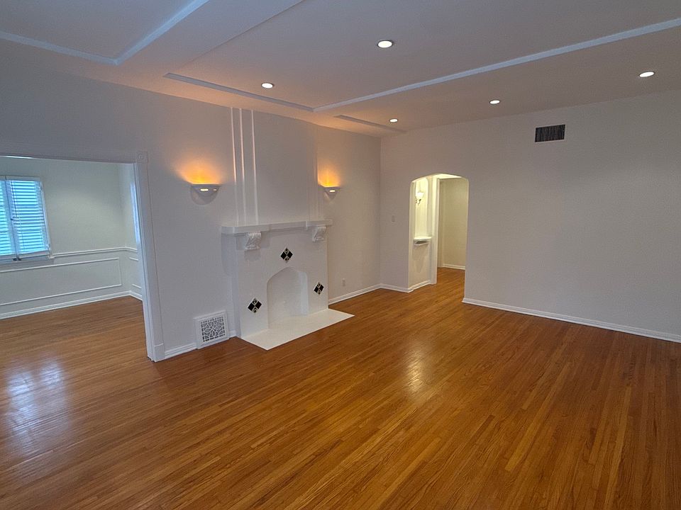 Living room with hardwood floors