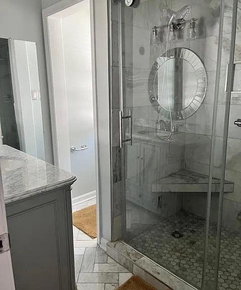 Private upgraded bathroom