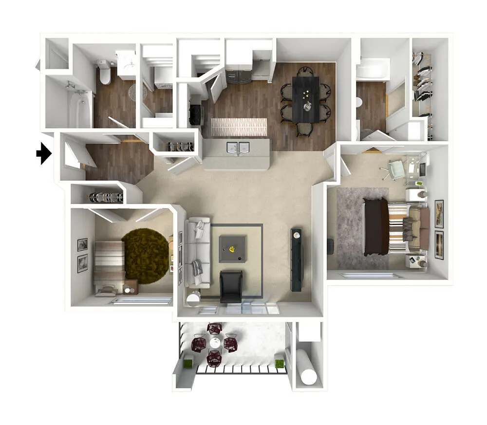 Floor plan Balsam