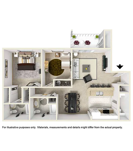 Floor plan Pagnatta