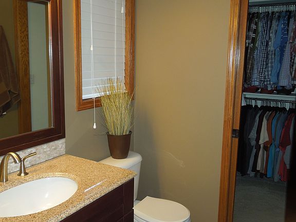 Master Bathroom with Walk In Closet