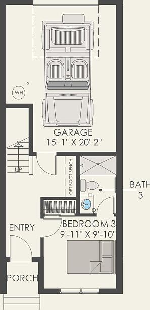 First Floor 3 br 3.5 ba