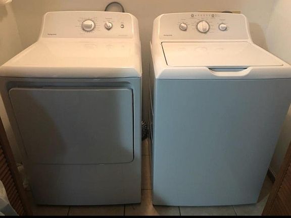 New washer and dryer