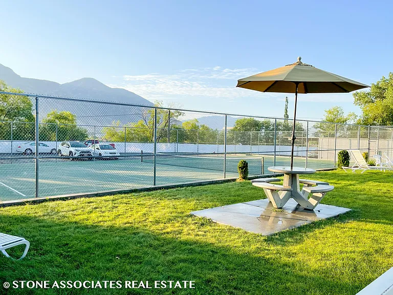 Stay active with on-site tennis, basketball, and racquetball courts