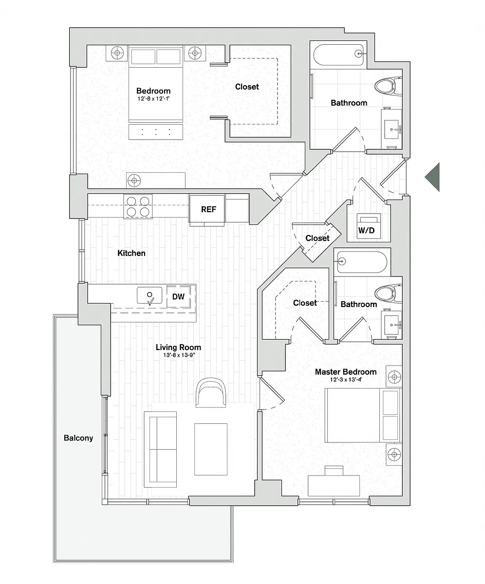 Floor plan B6