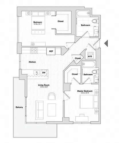 Floor plan B6