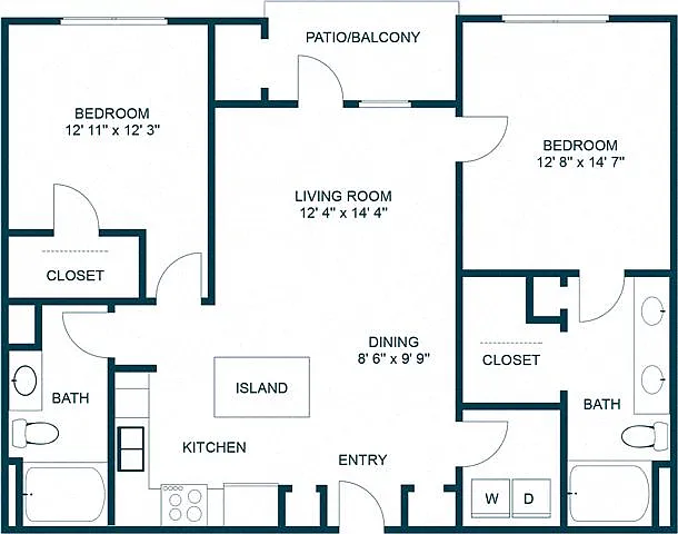 Floor plan B1 Renovated