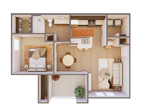 Floor plan Houston