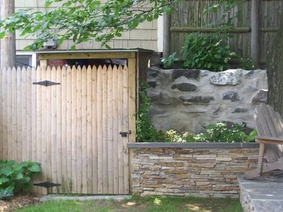 New shed for spacious outdoor storage
