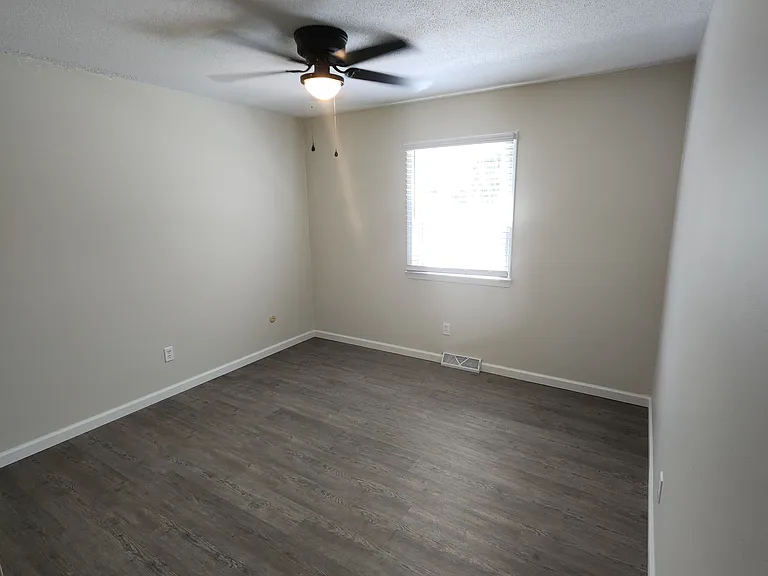 3rd bedroom (view from doorway - closet on left side of picture- not visible in picture)