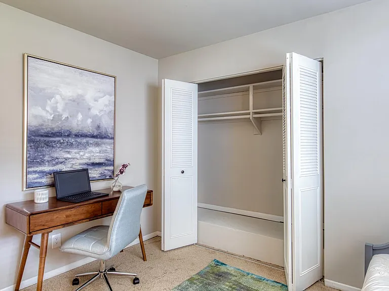 Apartments include Large Closets