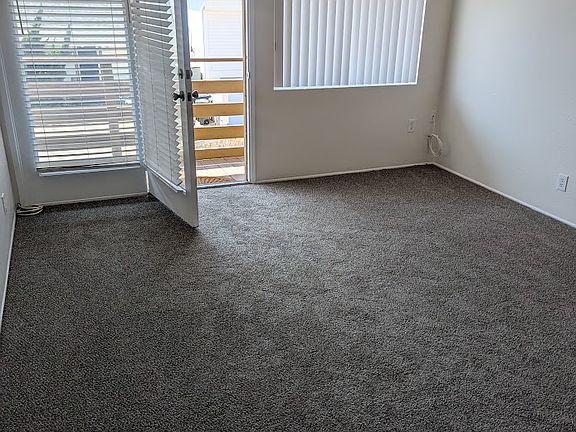 View from hallway to front door