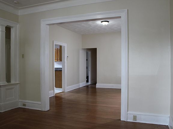 living room into dining room view