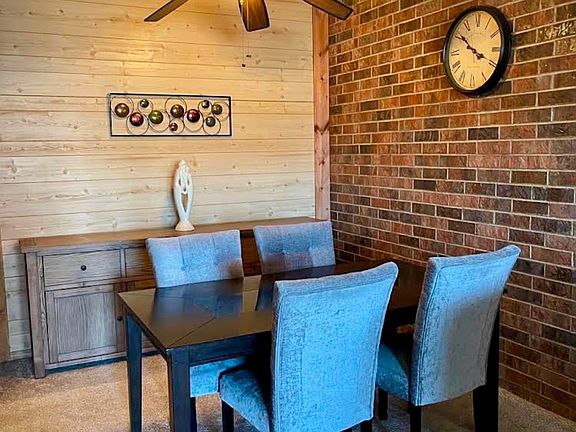 Separate dining area!