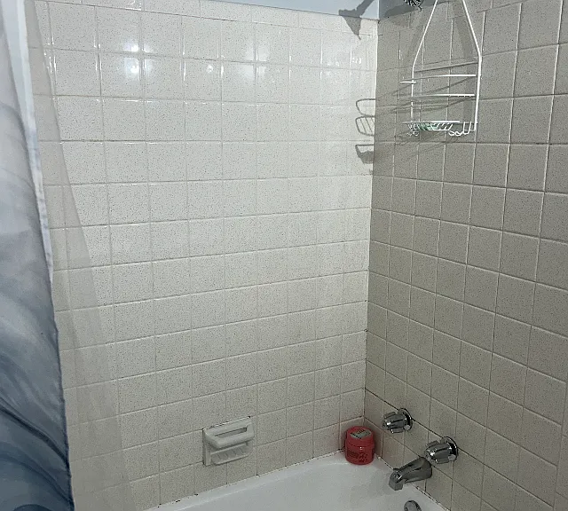 Tile shower area