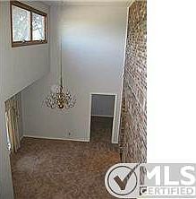 View of dining room from stairs.