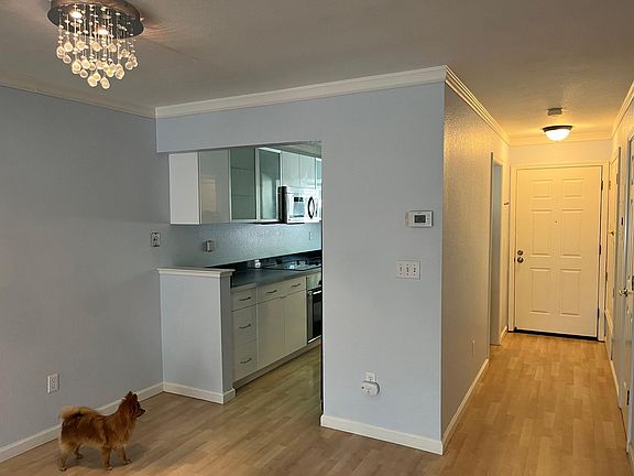 Kitchen and entry hall area.