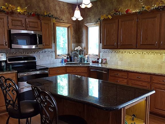 Remodeled kitchen & island