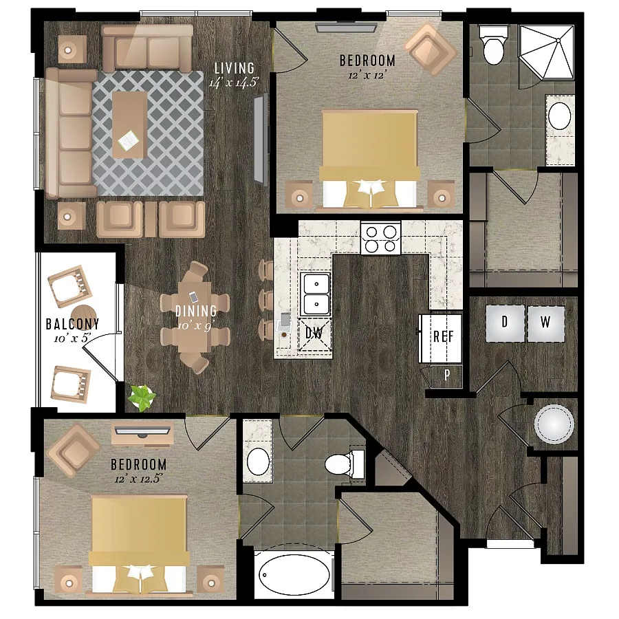 Floor plan B6