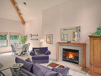 Living room and dining room