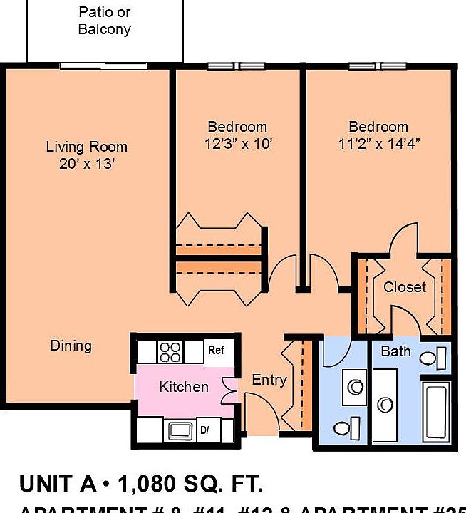 2nd image of 4929 Whitcomb Dr APT 12
