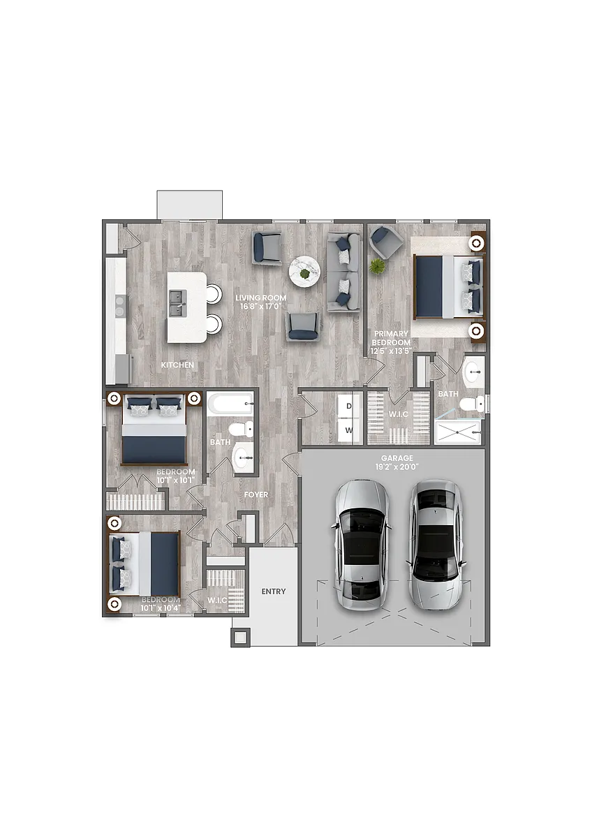 Floor plan The Cattail