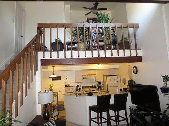 Open layout kitchen with Loft (Home Office) above.