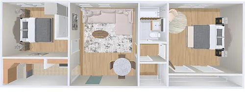 Floor plan 2bd/1b 20