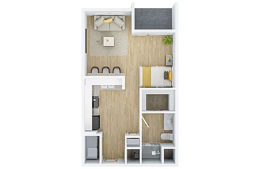 Floor plan EFF2-Essential Living