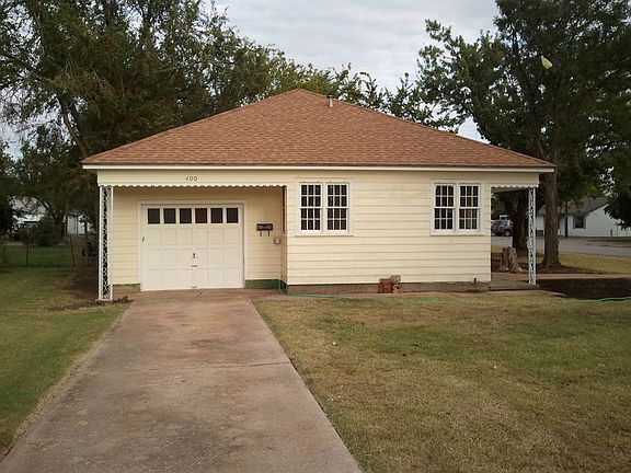 View from driving into garage area