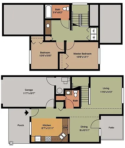 Floor plan 2 Bedroom