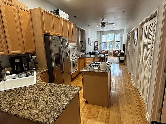 Kitchen with granite counter tops