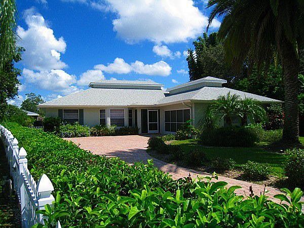 Well landscaped yard