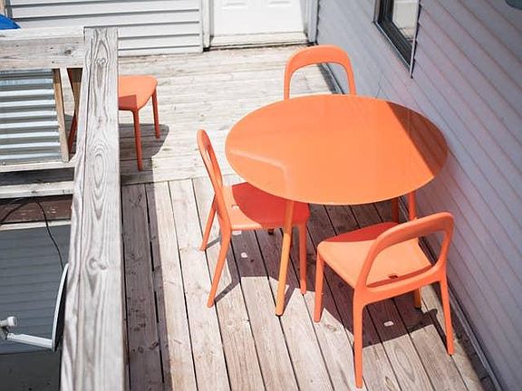 Terrace - outside kitchen.