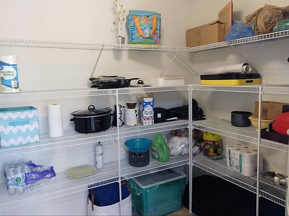 Pantry off kitchen.