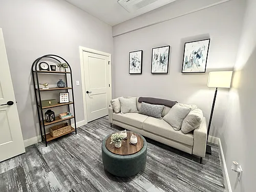 Floor plan 1 Bedroom Flex Suite
