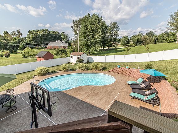 View from covered deck!