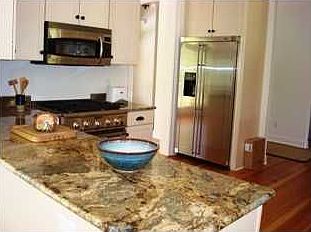 Kitchen with granite counter tops