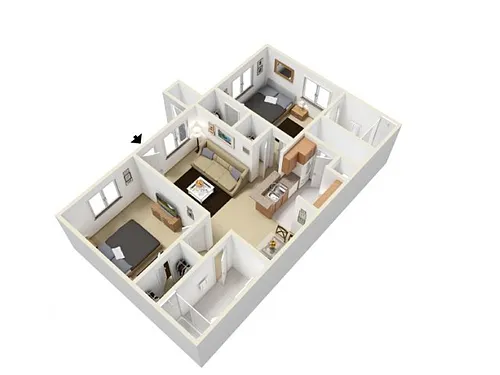 Floor plan B2R