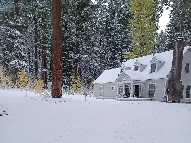 Property backs up to heavenly mountain.