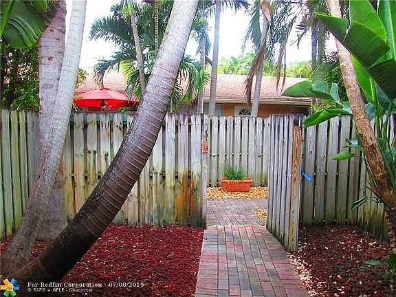 Private Patio Entrance