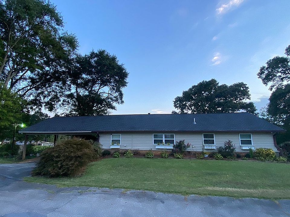 Front view of the home