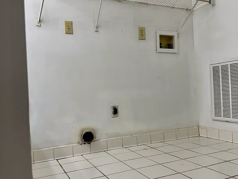 half-bath & laundry room