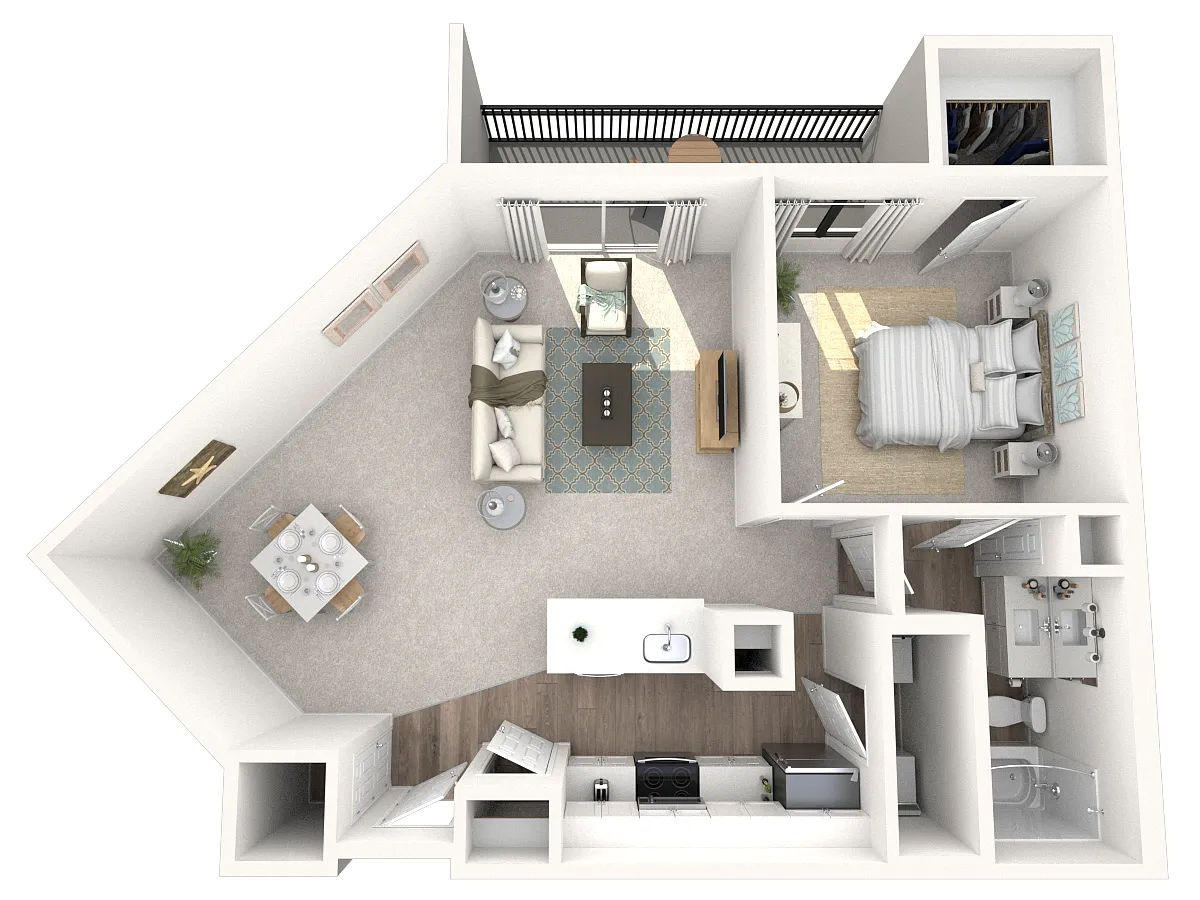 Floor plan 1X1 A5