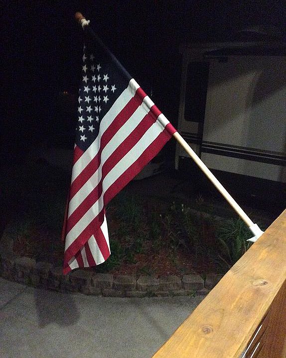 Patriotic neighbors...