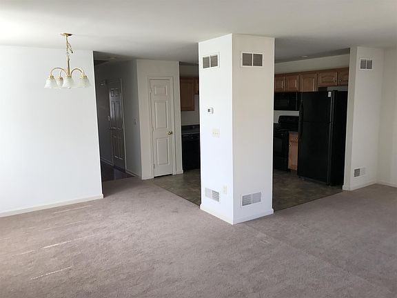 View of dining area and kitchen