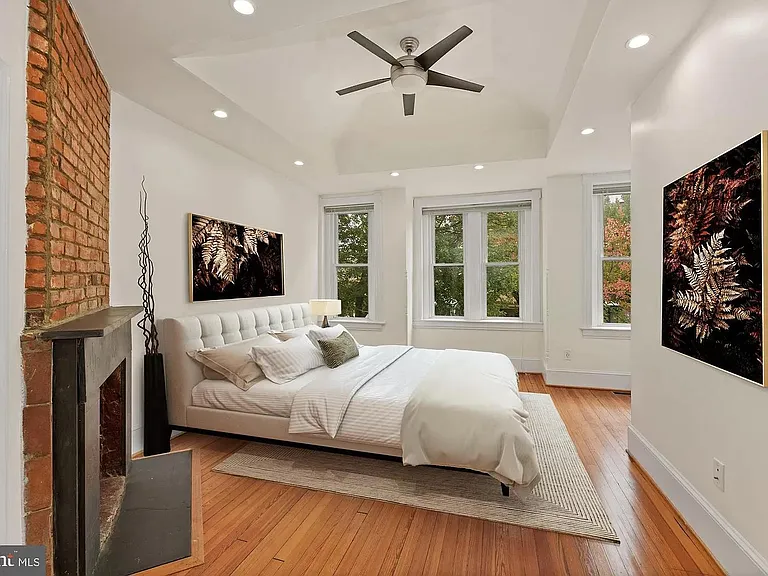 Master Bedroom staged