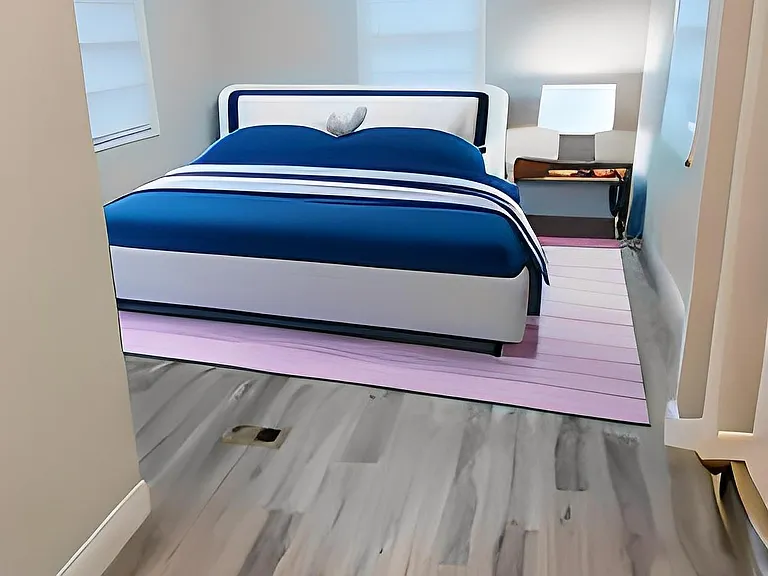 Master Bedroom viturally staged 2